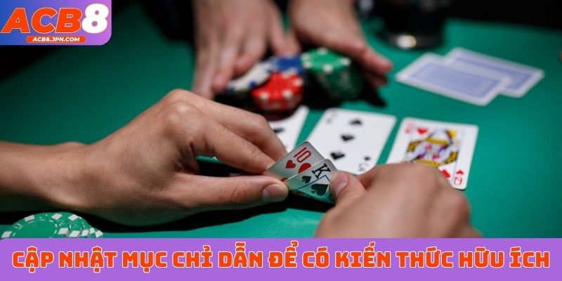 Cập nhật mục chỉ dẫn để có thêm kiến thức hữu ích