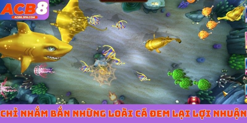 Chỉ nhắm bắn những loài cá đem lại lợi nhuận