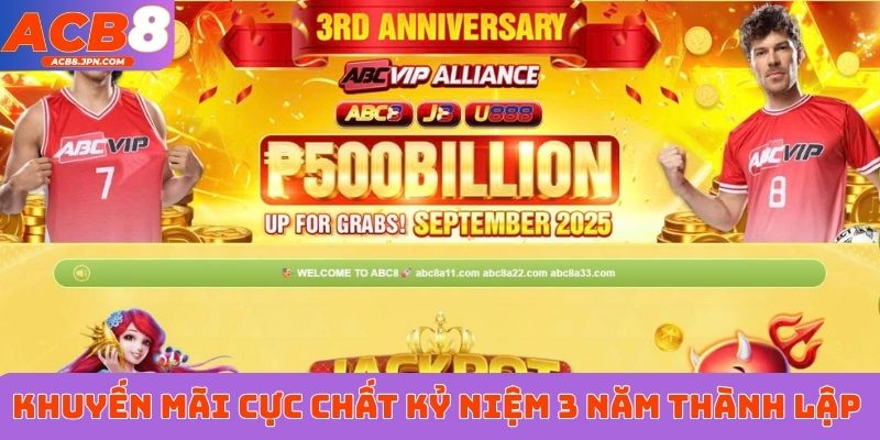 Khuyến mãi cực chất kỷ niệm 3 năm thành lập